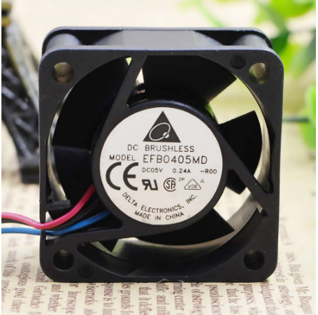 Original DELTA EFB0405MD Cooling Fan 5V 0.24A 0.75W 3wires EFB0405MD Fans